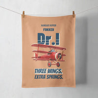 Thumbnail for Fokker Dr.I - Three wings. Extra springs. design on orange towel