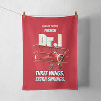 Thumbnail for Fokker Dr.I - Three wings. Extra springs. design on red towel