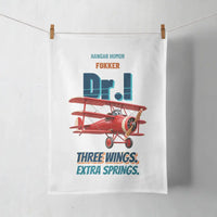 Thumbnail for Fokker Dr.I - Three wings. Extra springs. design on white towel