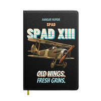 Thumbnail for SPAD XIII - Old wings. Fresh grins. design on black notebook