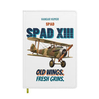 Thumbnail for SPAD XIII - Old wings. Fresh grins. design on white notebook