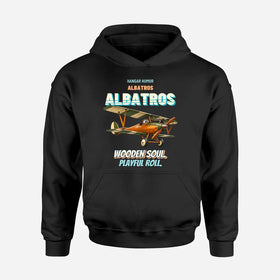 Single-Side Printing — Albatros D.Va - Wooden soul. Playful roll. Hoodies