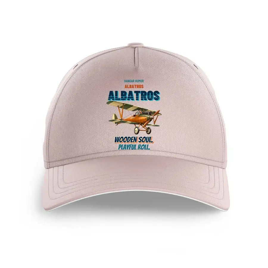 Albatros D.Va - Wooden soul. Playful roll. design on pink printed hat