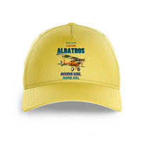 Thumbnail for Albatros D.Va - Wooden soul. Playful roll. design on yellow printed hat