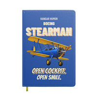 Thumbnail for Boeing Stearman PT-17 - Open cockpit. Open smile. design on blue notebook