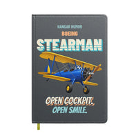 Thumbnail for Boeing Stearman PT-17 - Open cockpit. Open smile. design on gray notebook