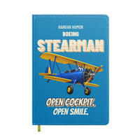 Thumbnail for Boeing Stearman PT-17 - Open cockpit. Open smile. design on turquoise notebook