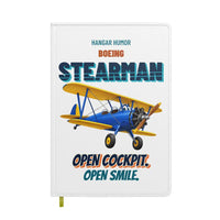 Thumbnail for Boeing Stearman PT-17 - Open cockpit. Open smile. design on white notebook