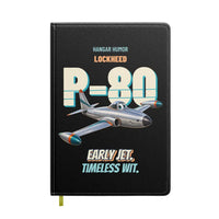Thumbnail for Lockheed P-80 Shooting Star - Early jet. Timeless wit. design on black notebook