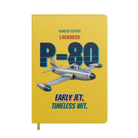 Thumbnail for Lockheed P-80 Shooting Star - Early jet. Timeless wit. design on yellow notebook
