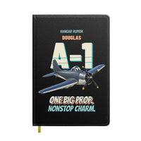 Thumbnail for Douglas A-1H Skyraider - One big prop. Nonstop charm. design on black notebook