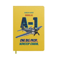 Thumbnail for Douglas A-1H Skyraider - One big prop. Nonstop charm. design on yellow notebook
