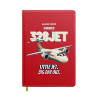 Thumbnail for Dornier 328JET - Little jet. Big day out. design on red notebook