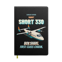 Thumbnail for Short 330 - Box shape. First class charm. design on black notebook
