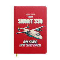 Thumbnail for Short 330 - Box shape. First class charm. design on red notebook