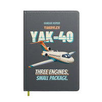 Thumbnail for Yakovlev Yak-40 - Three engines. Small package. design on gray notebook