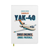 Thumbnail for Yakovlev Yak-40 - Three engines. Small package. design on white notebook