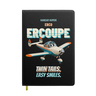 ERCO 415-C Ercoupe - Twin tails. Easy smiles. design on black notebook