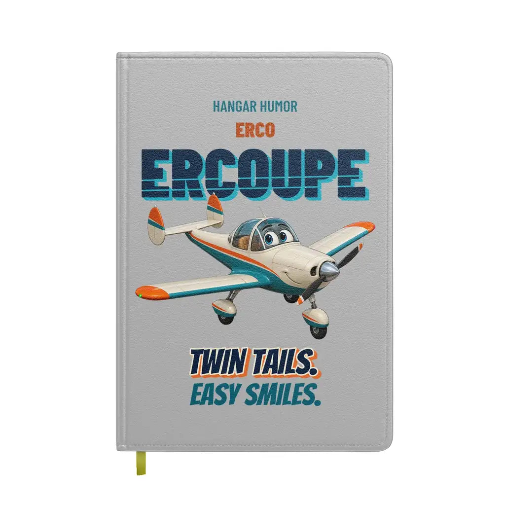 ERCO 415-C Ercoupe - Twin tails. Easy smiles. design on light gray notebook