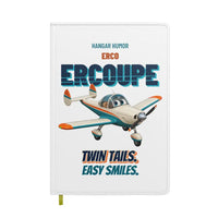 Thumbnail for ERCO 415-C Ercoupe - Twin tails. Easy smiles. design on white notebook