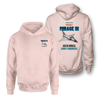 Thumbnail for Dassault Mirage IIIC - Delta wings. Sharp comebacks. - Double-Side Hoodie design on pink double side hoodie