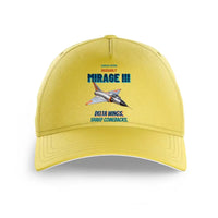 Thumbnail for Dassault Mirage IIIC - Delta wings. Sharp comebacks. design on yellow printed hat