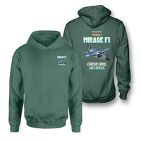 Thumbnail for Dassault Mirage F1C - Classic lines. Fast replies. - Double-Side Hoodie design on green double side hoodie