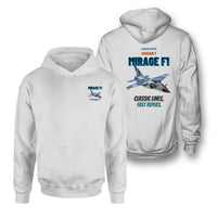 Thumbnail for Dassault Mirage F1C - Classic lines. Fast replies. - Double-Side Hoodie design on white double side hoodie