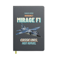 Thumbnail for Dassault Mirage F1C - Classic lines. Fast replies. design on gray notebook