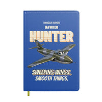Thumbnail for Hawker Hunter F.6 - Sweeping wings. Smooth things. design on blue notebook