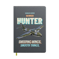 Thumbnail for Hawker Hunter F.6 - Sweeping wings. Smooth things. design on gray notebook