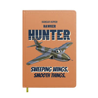 Thumbnail for Hawker Hunter F.6 - Sweeping wings. Smooth things. design on orange notebook