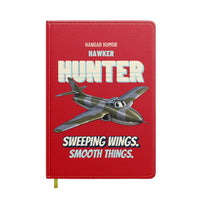 Thumbnail for Hawker Hunter F.6 - Sweeping wings. Smooth things. design on red notebook