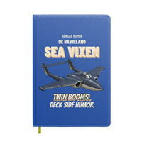 Thumbnail for de Havilland Sea Vixen FAW.2 - Twin booms. Deck side humor. design on blue notebook