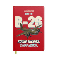 Thumbnail for Martin B-26B Marauder - Round engines. Sharp humor. design on red notebook