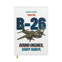 Thumbnail for Martin B-26B Marauder - Round engines. Sharp humor. design on white notebook