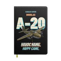 Thumbnail for Douglas A-20G Havoc - Havoc name. Happy game. design on black notebook