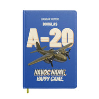 Thumbnail for Douglas A-20G Havoc - Havoc name. Happy game. design on blue notebook