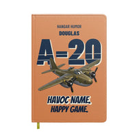 Thumbnail for Douglas A-20G Havoc - Havoc name. Happy game. design on orange notebook