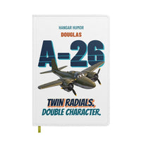 Thumbnail for Douglas A-26B Invader - Twin radials. Double character. design on white notebook