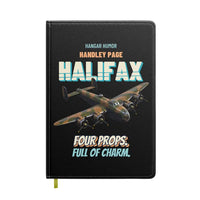 Thumbnail for Handley Page Halifax B Mk III - Four props. Full of charm. design on black notebook