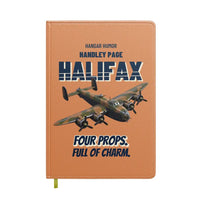 Thumbnail for Handley Page Halifax B Mk III - Four props. Full of charm. design on orange notebook