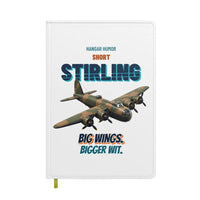 Thumbnail for Short Stirling B Mk I - Big wings. Bigger wit. design on white notebook