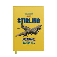 Thumbnail for Short Stirling B Mk I - Big wings. Bigger wit. design on yellow notebook