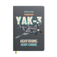 Thumbnail for Yakovlev Yak-3 - Light frame. Heavy charm. design on gray notebook