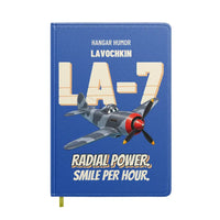 Thumbnail for Lavochkin La-7 - Radial power. Smile per hour. design on blue notebook
