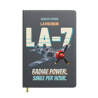 Thumbnail for Lavochkin La-7 - Radial power. Smile per hour. design on gray notebook