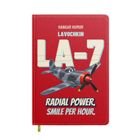 Thumbnail for Lavochkin La-7 - Radial power. Smile per hour. design on red notebook