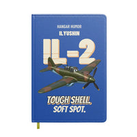 Thumbnail for Ilyushin Il-2M3 - Tough shell. Soft spot. design on blue notebook