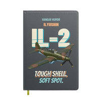 Thumbnail for Ilyushin Il-2M3 - Tough shell. Soft spot. design on gray notebook